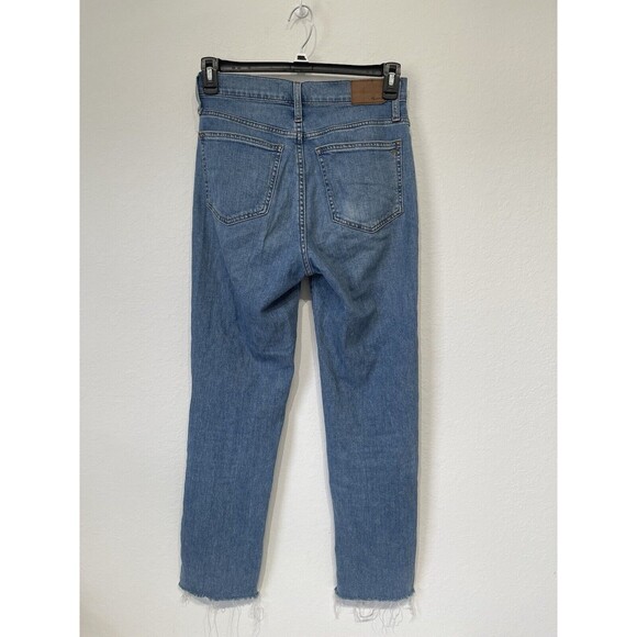 Madewell Jeans Adult‎ Size 26 Blue The Perfect Vintage Jean Distressed Womens - Picture 2 of 12